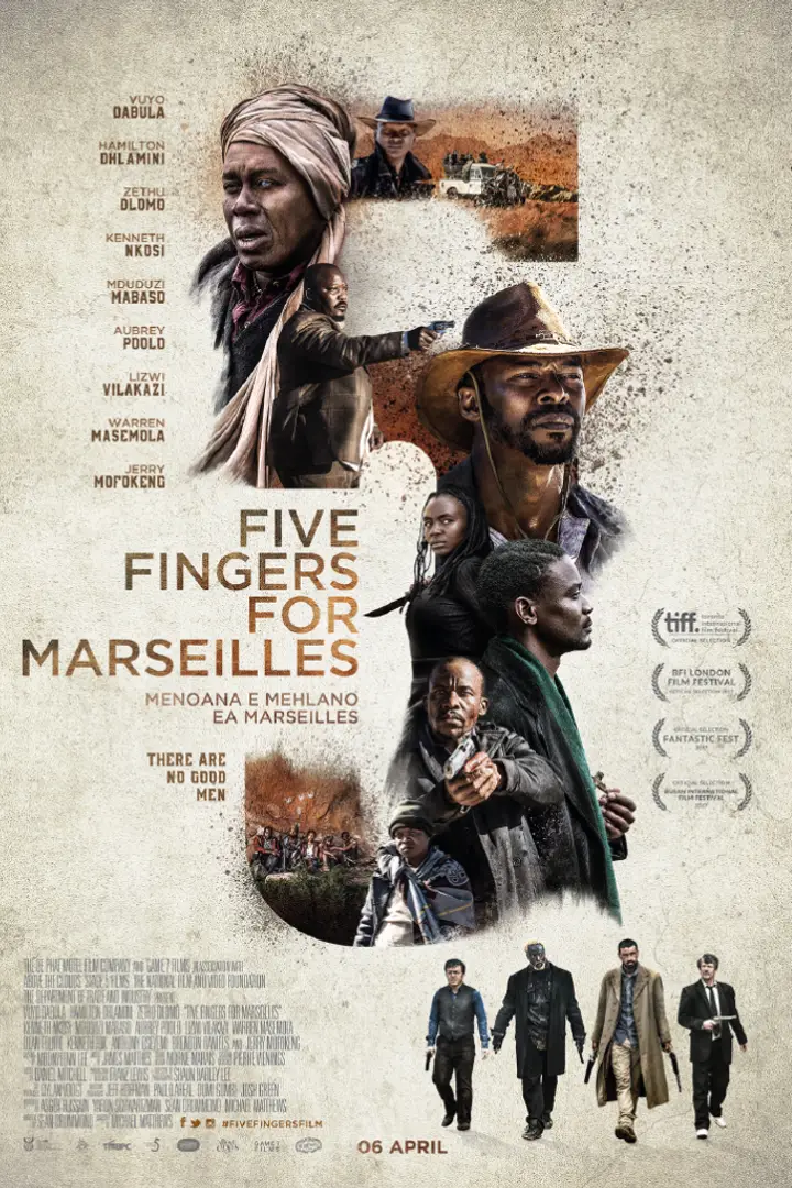 The poster of Five Fingers for Marseilles (2017)